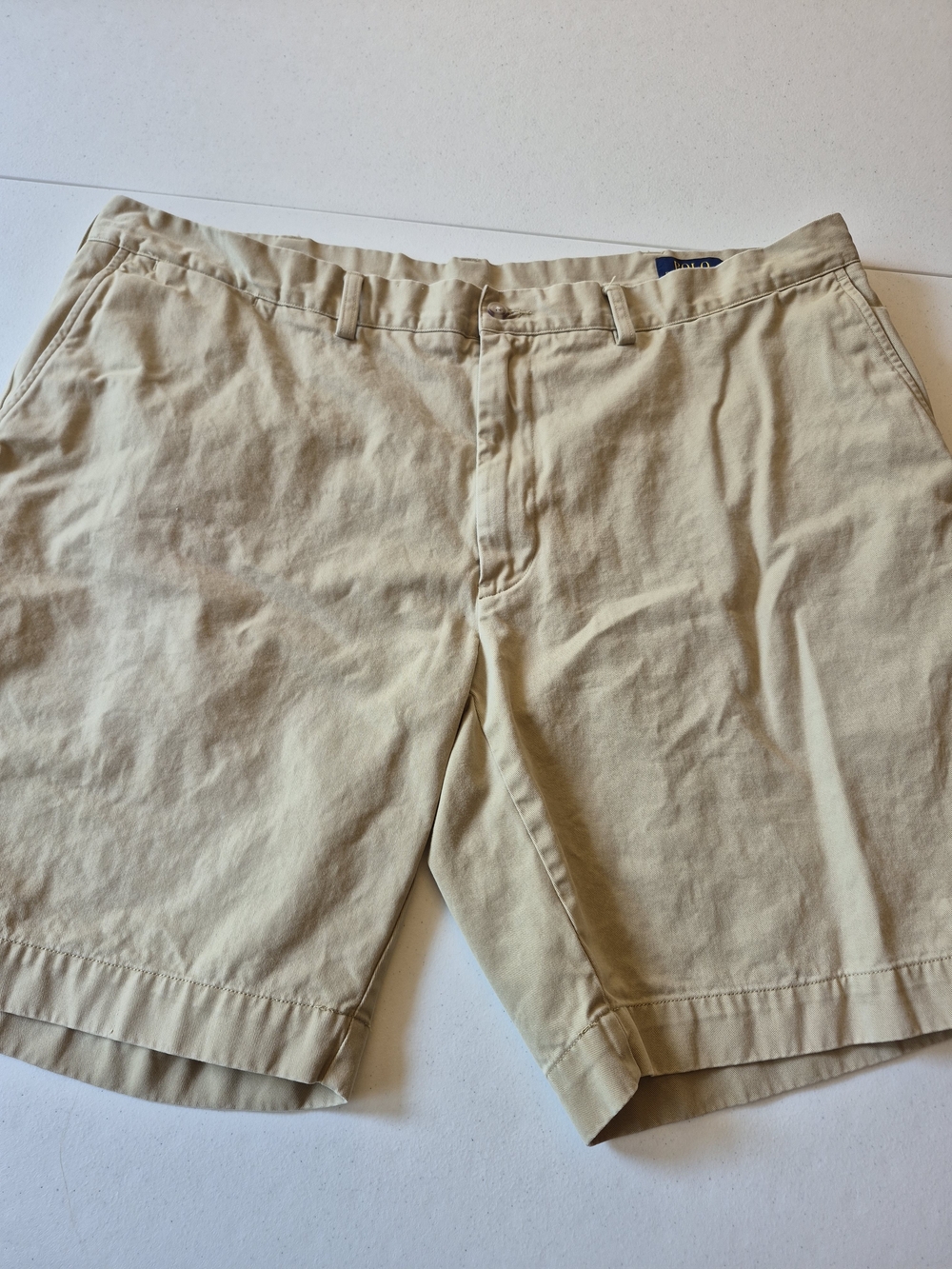 Ralph Lauren Tan Flat-Front Men's Shorts 4895